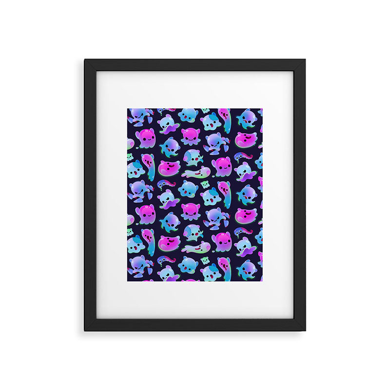 Ghost octopus Framed Art Print Gallery Image 6