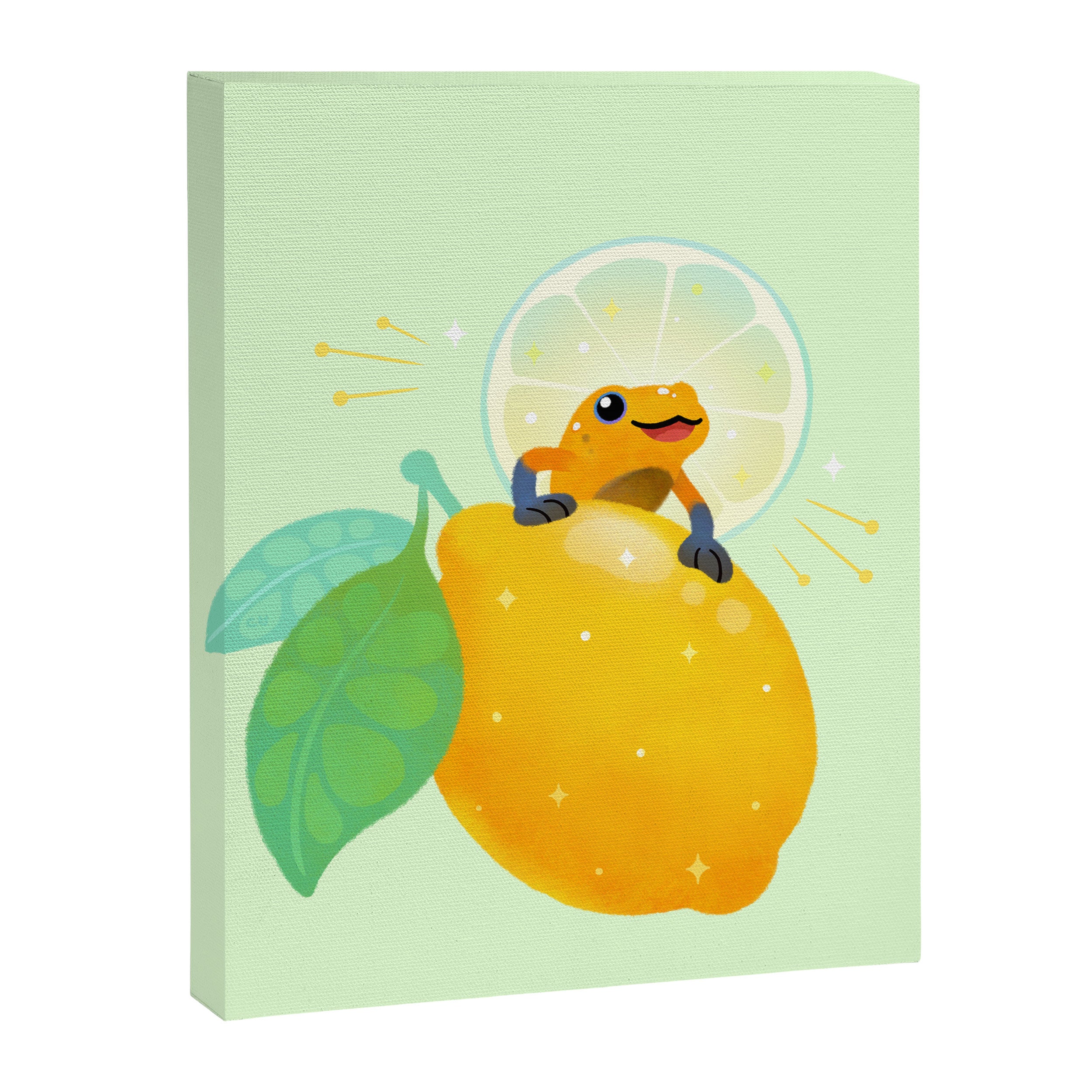 Golden poison lemon sherbet 1 Canvas Print Gallery Image 6