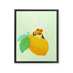 Golden poison lemon sherbet 1 Framed Canvas Print Gallery Image 6