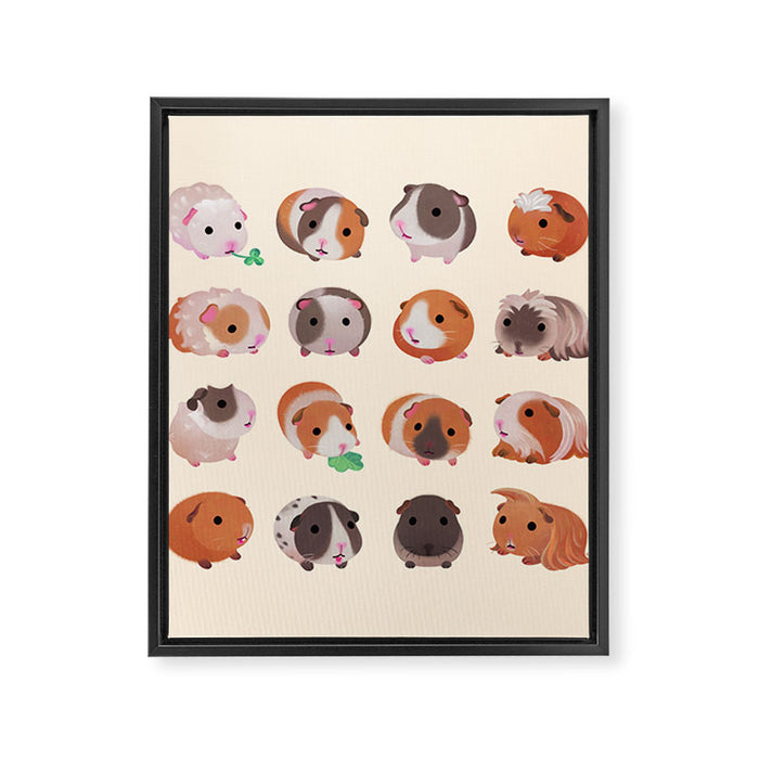 Guinea pig day Framed Canvas Print Gallery Image 1