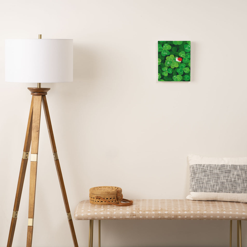 Happy lucky snail Canvas Print Gallery Image 2