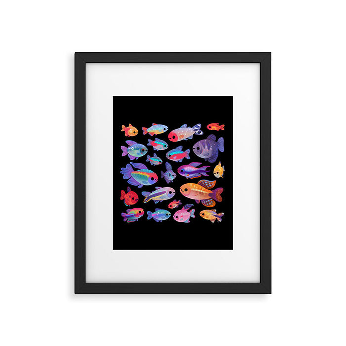 Happy tetra Framed Art Print Gallery Image 1