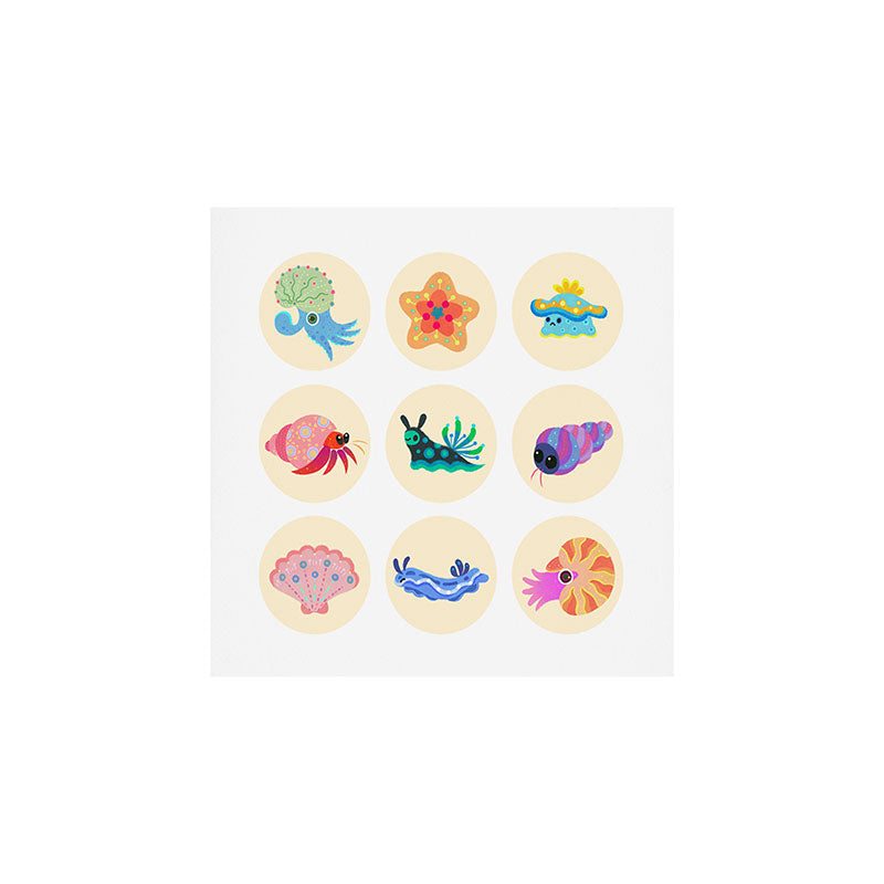 Hermit crab & starfish Art Print Gallery Image 1
