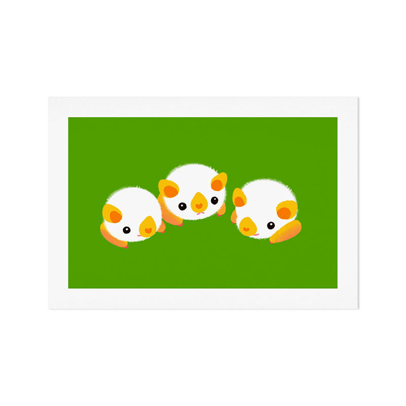 Honduran white bat (Flying mochi) Art Print Gallery Image 1