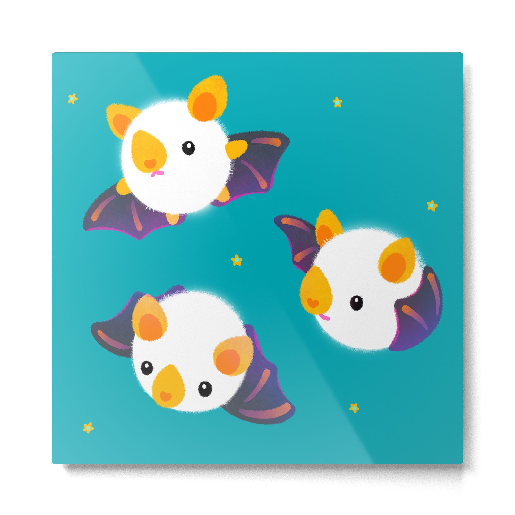 Honduran white bat (Flying mochi) Metal Print Gallery Image 2