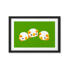 Honduran white bat (Flying mochi) Framed Art Print Gallery Image 3