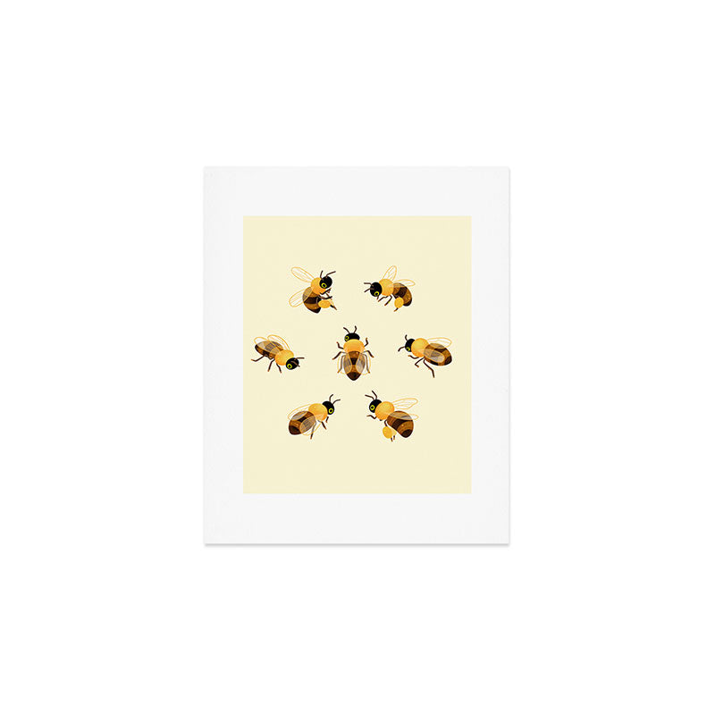 Honey bees Art Print Gallery Image 1