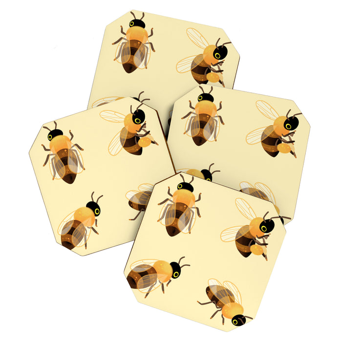 Honey bees Coaster Gallery Image 1