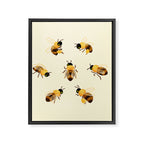 Honey bees Framed Canvas Print Gallery Image 6