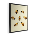 Honey bees Framed Canvas Print Gallery Image 2