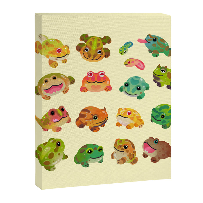 Horned frog - bright Canvas Print Gallery Image 1