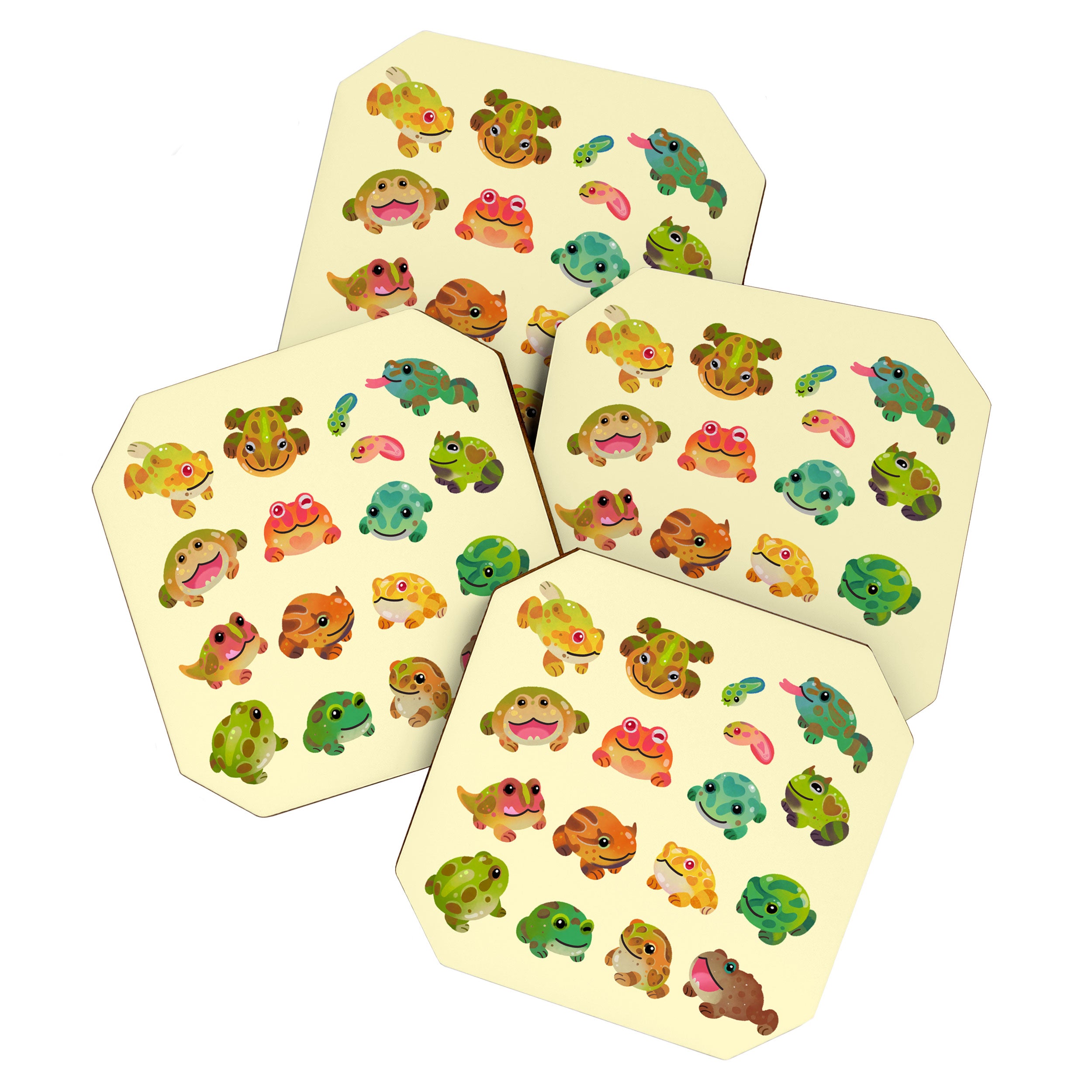 Horned frog - bright Coaster Gallery Image 1