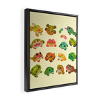 Horned frog - bright Framed Canvas Print Gallery Image 2