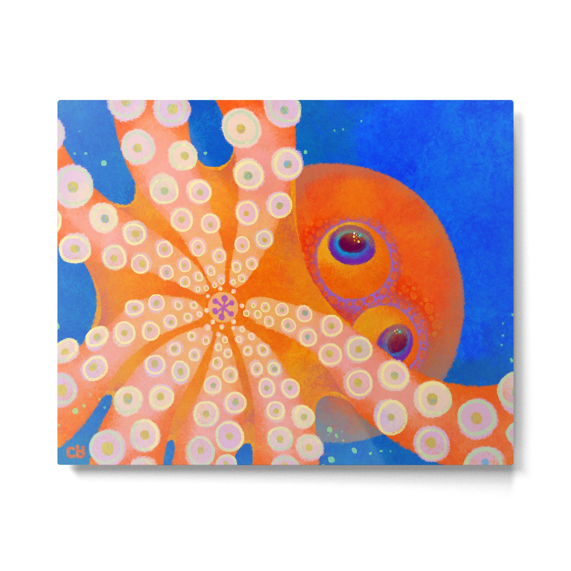 Hypnosis Octopus Metal Print Gallery Image 6