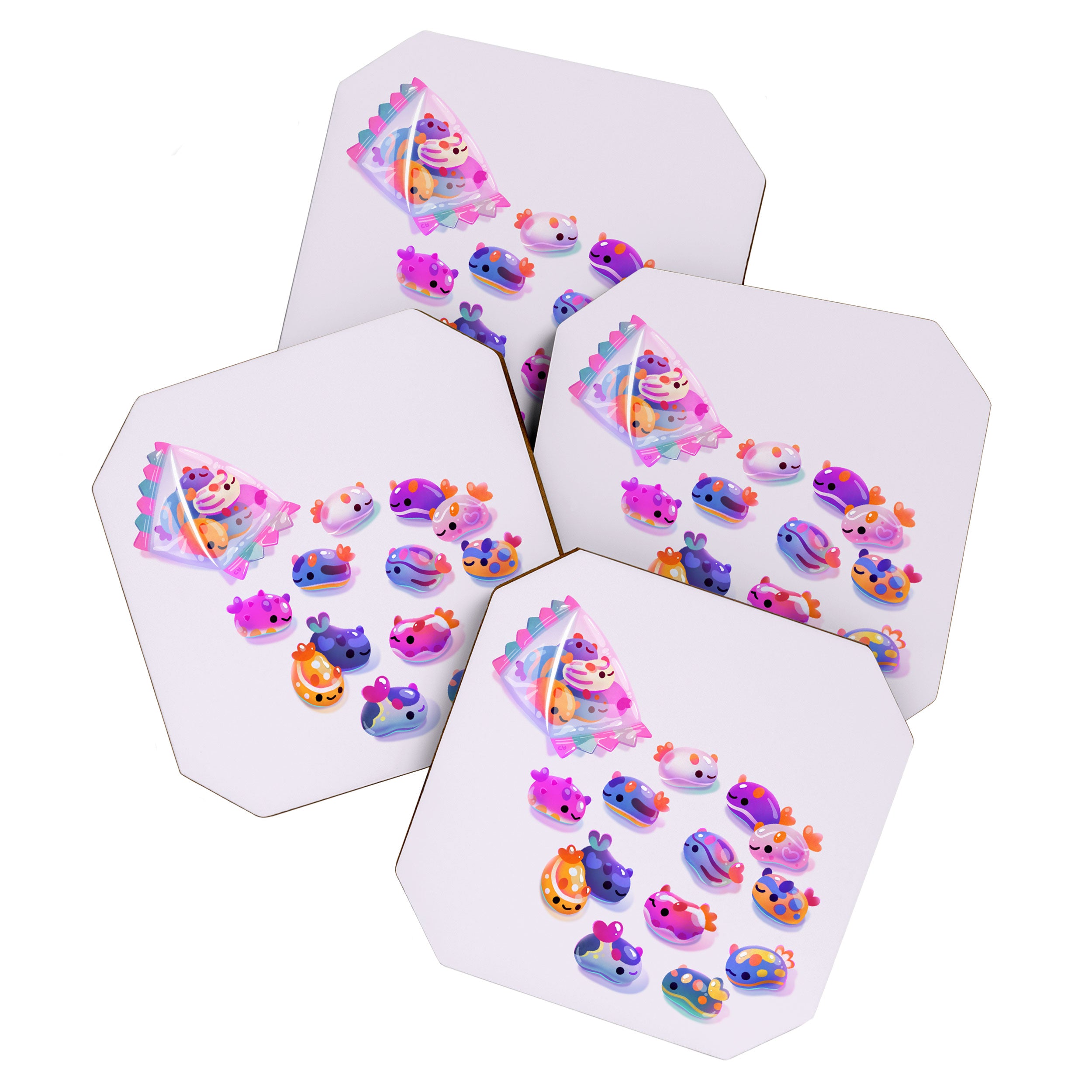 Jelly bean sea slug Coaster Gallery Image 1