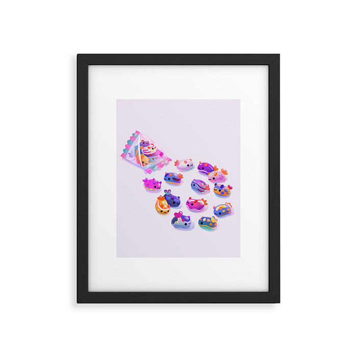 Jelly bean sea slug Framed Art Print Gallery Image 1