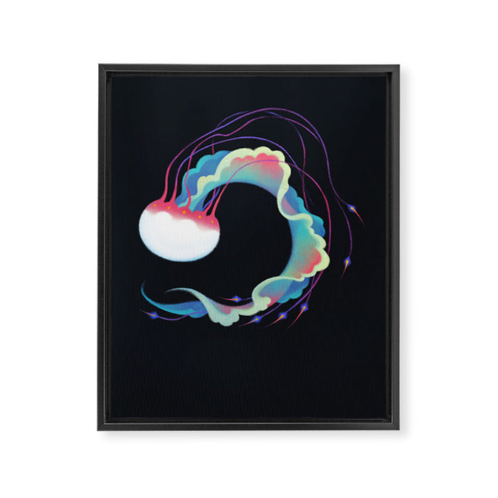 Jellyfish 3 Framed Canvas Print Gallery Image 1