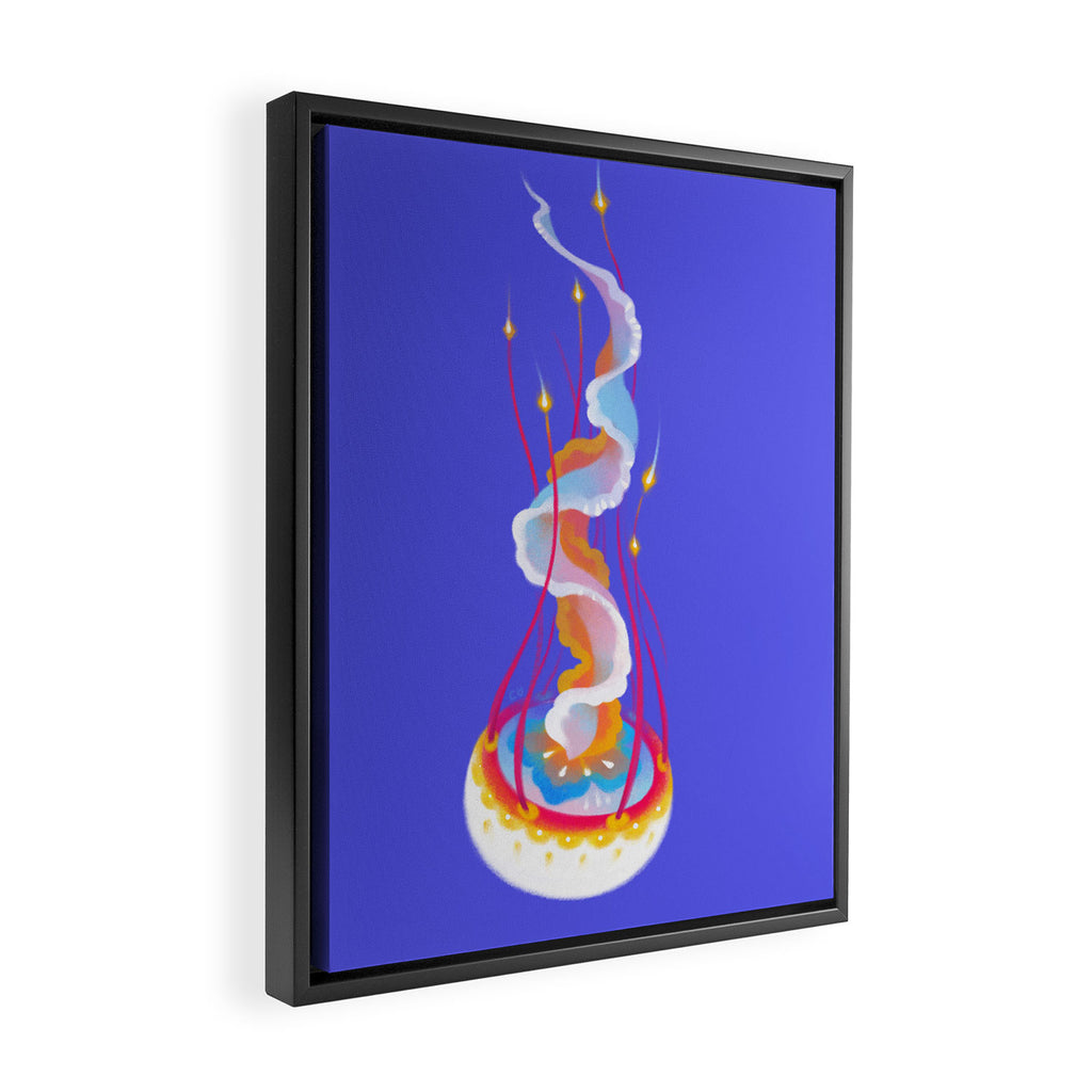 Jellyfish Framed Canvas Print Gallery Image 2