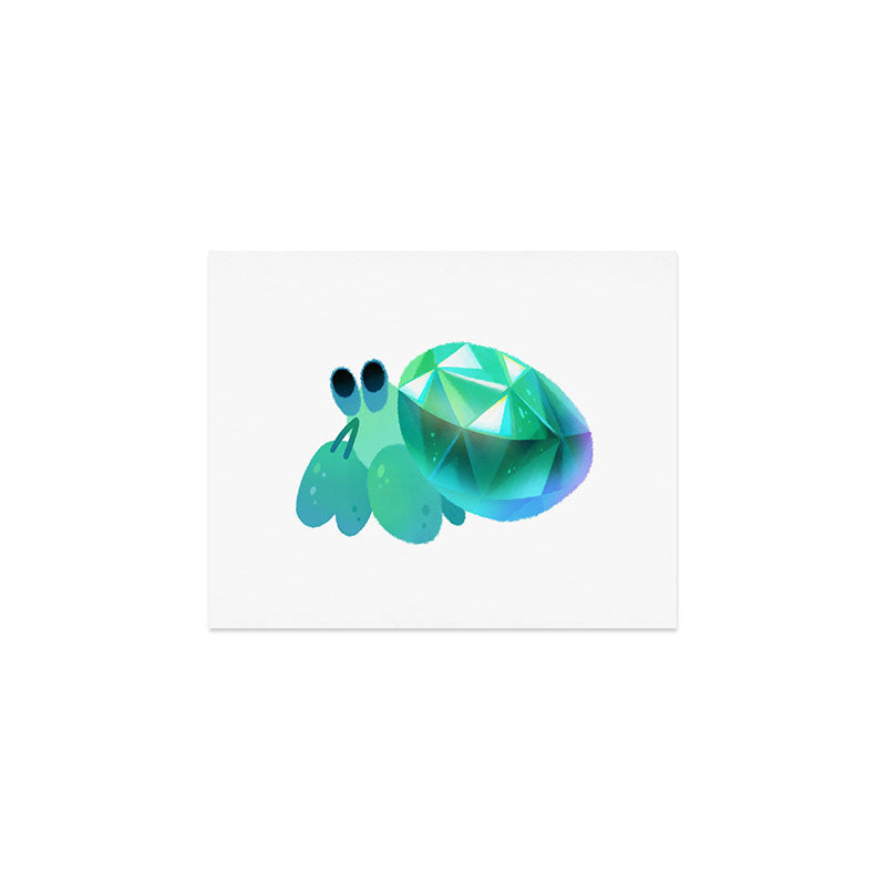 Jewel hermit crab Art Print Gallery Image 1