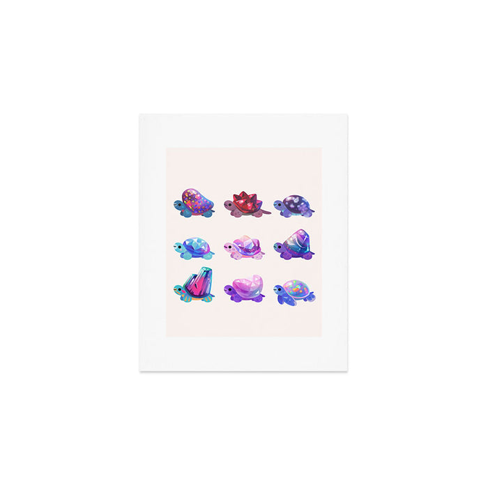 Jewel turtle - pastel Art Print Gallery Image 1