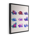 Jewel turtle - pastel Framed Canvas Print Gallery Image 2