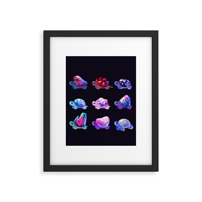 Jewel turtle Framed Art Print Gallery Image 6