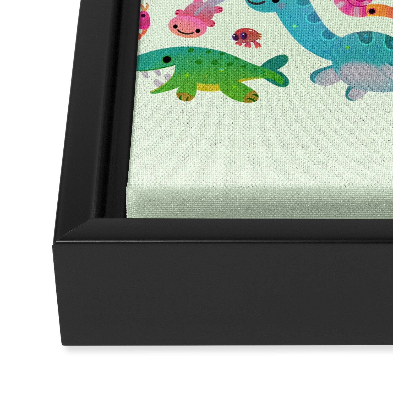 Jurassic baby Framed Canvas Print Gallery Image 3