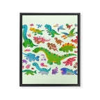Jurassic baby Framed Canvas Print Gallery Image 6