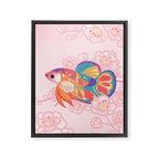 Koi betta Framed Canvas Print Gallery Image 6