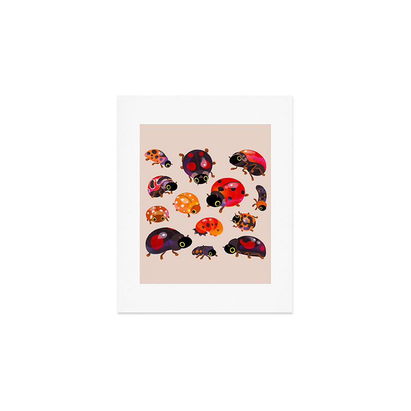 Lady beetles Art Print Gallery Image 1