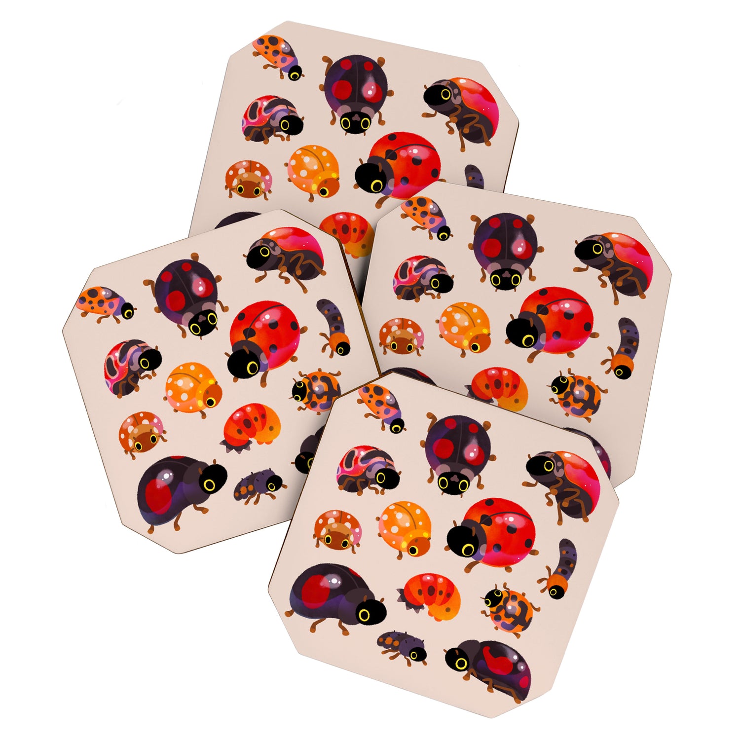 Lady beetles Coaster Gallery Image 1