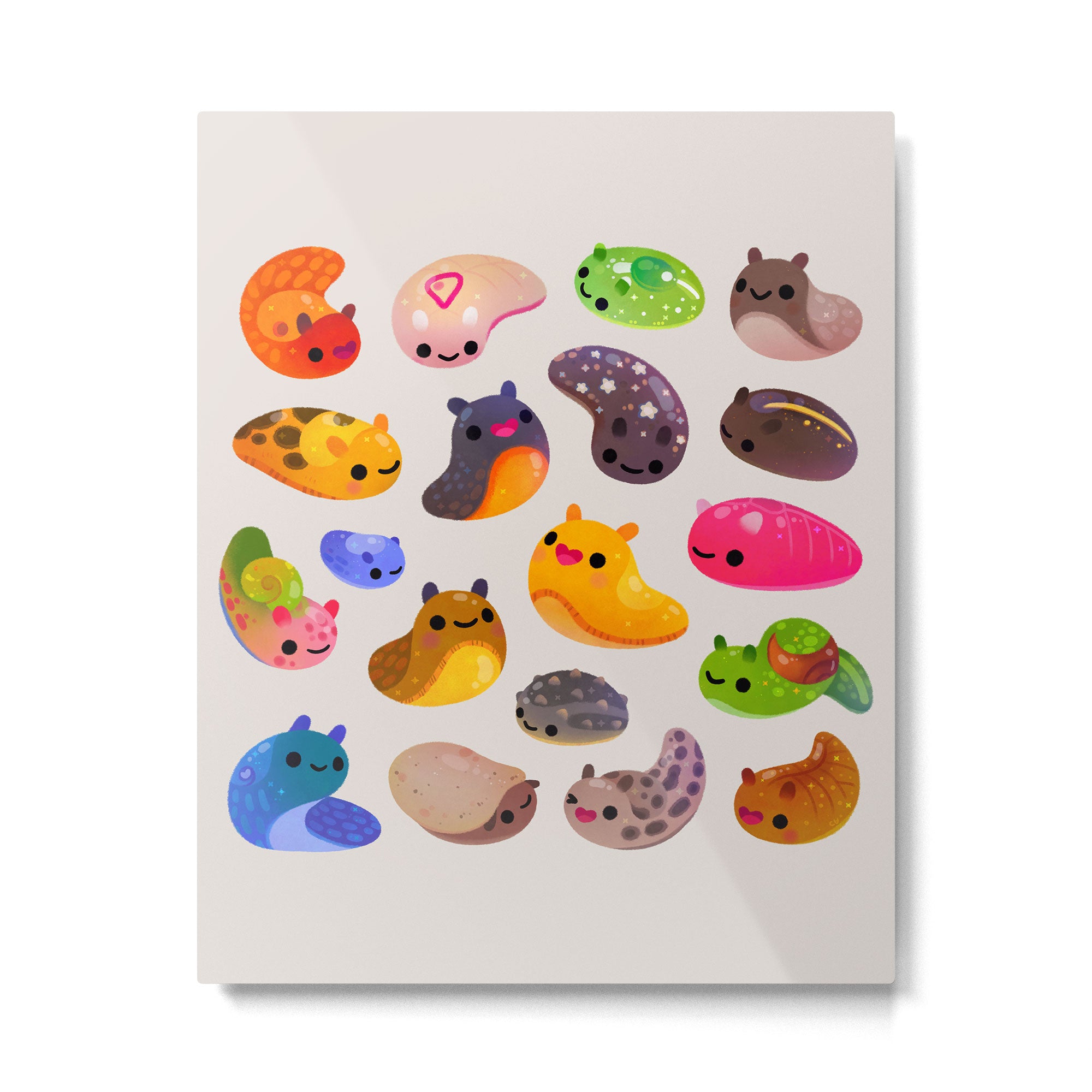 Land slug - bright Metal Print Gallery Image 6