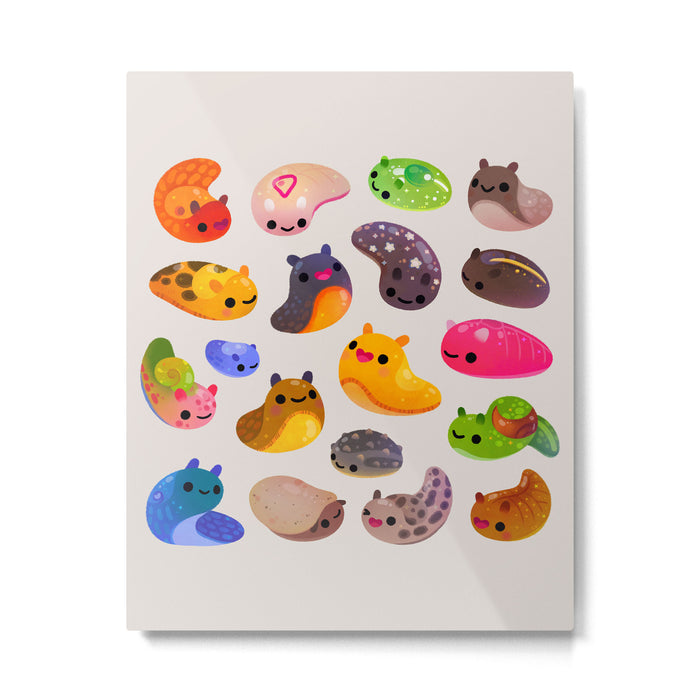 Land slug - bright Metal Print Gallery Image 1