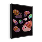 Land snail - dark Framed Canvas Print Gallery Image 2