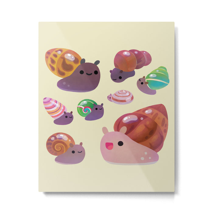 Land snail Metal Print Gallery Image 1