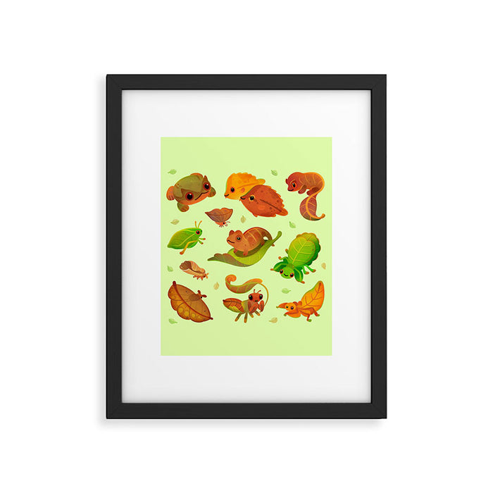 Leaf mimics Framed Art Print Gallery Image 1