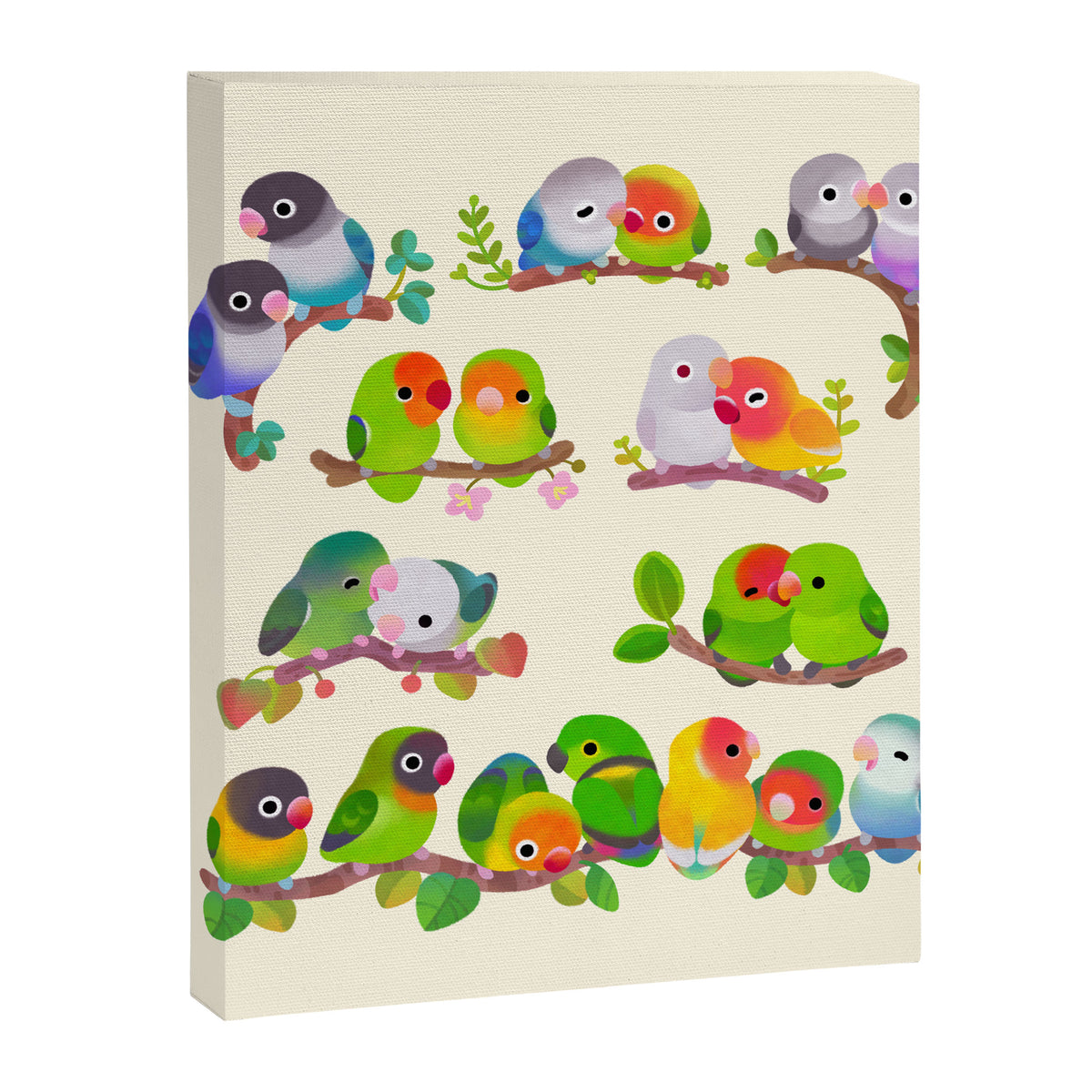 Lovebird Canvas Print Gallery Image 6