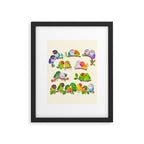 Lovebird Framed Art Print Gallery Image 5