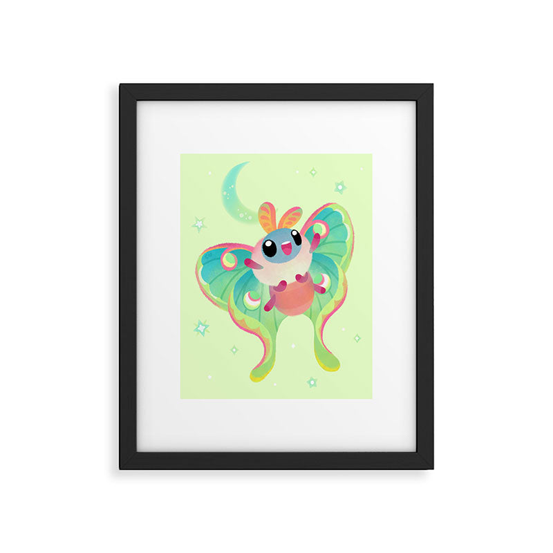 Luna Moth Framed Art Print Gallery Image 5