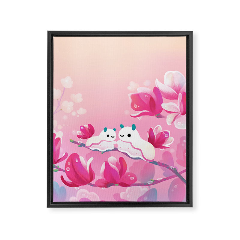 Magnolia sea slug Framed Canvas Print Gallery Image 6