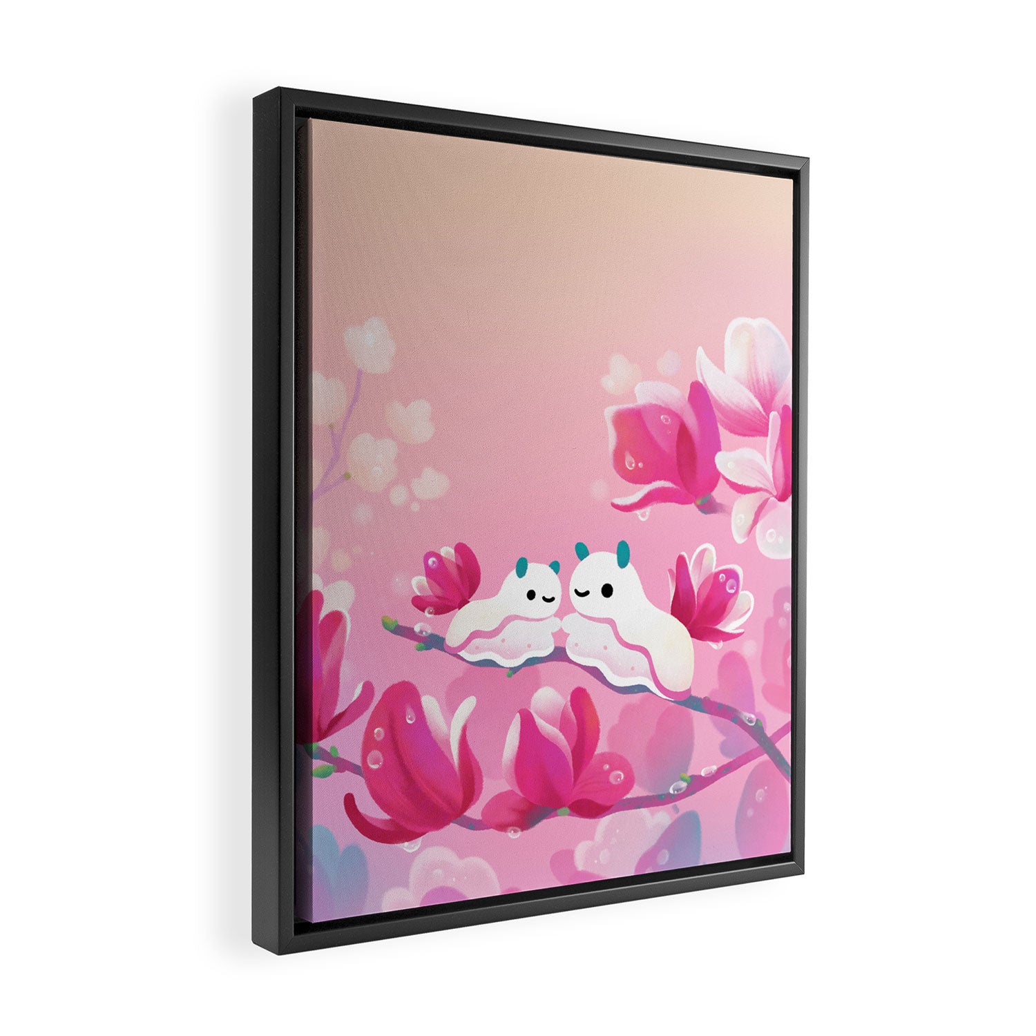 Magnolia sea slug Framed Canvas Print Gallery Image 2