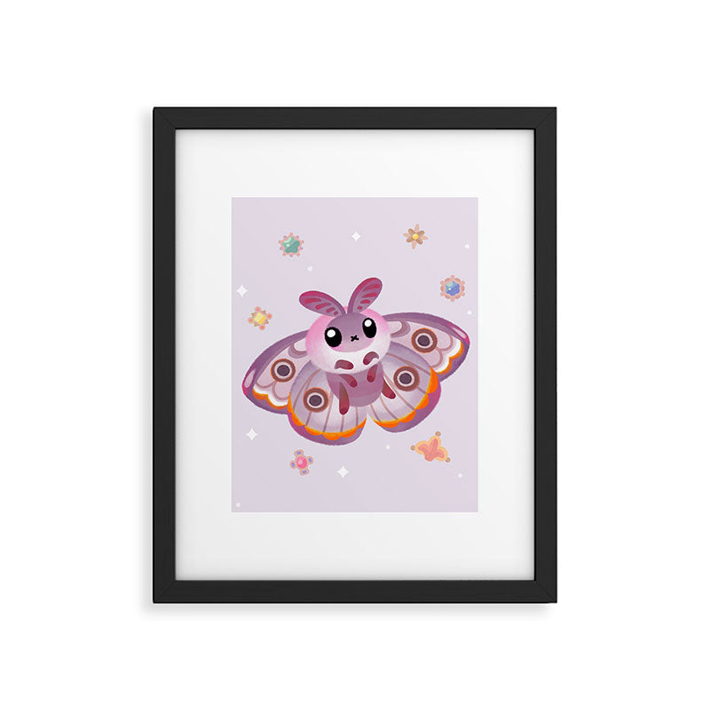 Marbled Emperor Moth Framed Art Print Gallery Image 6