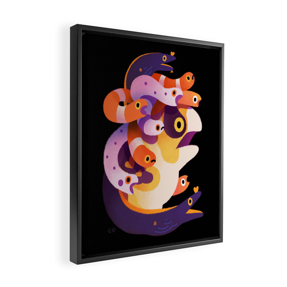 Medusa Framed Canvas Print Gallery Image 2