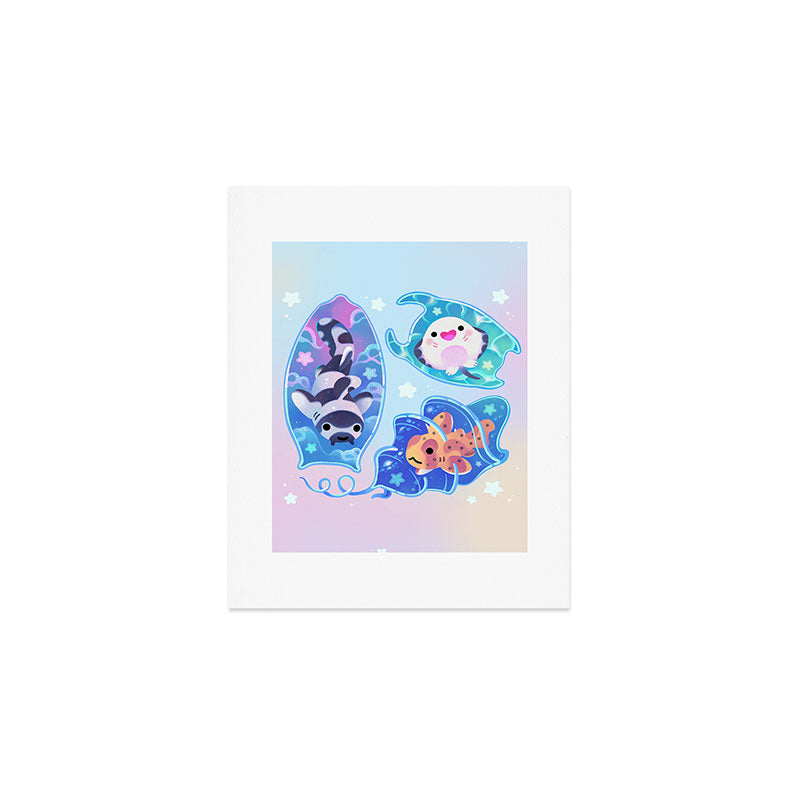 Mermaid's purse (shark egg) Art Print Gallery Image 1