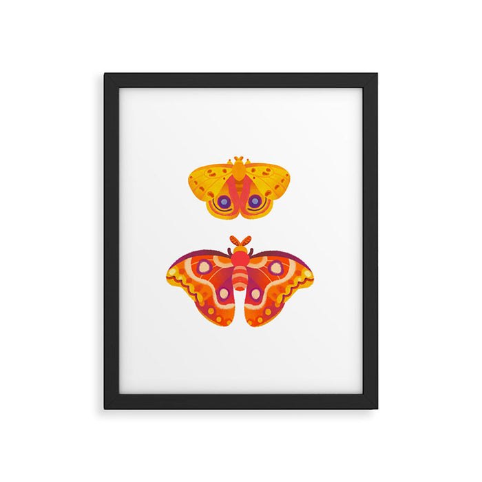Moth - pastel Framed Art Print Gallery Image 1