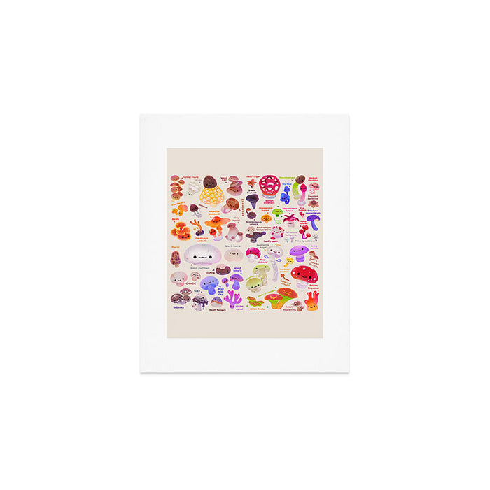 mushroom - light Art Print Gallery Image 1