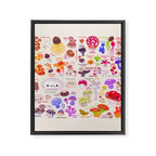 mushroom - light Framed Canvas Print Gallery Image 8