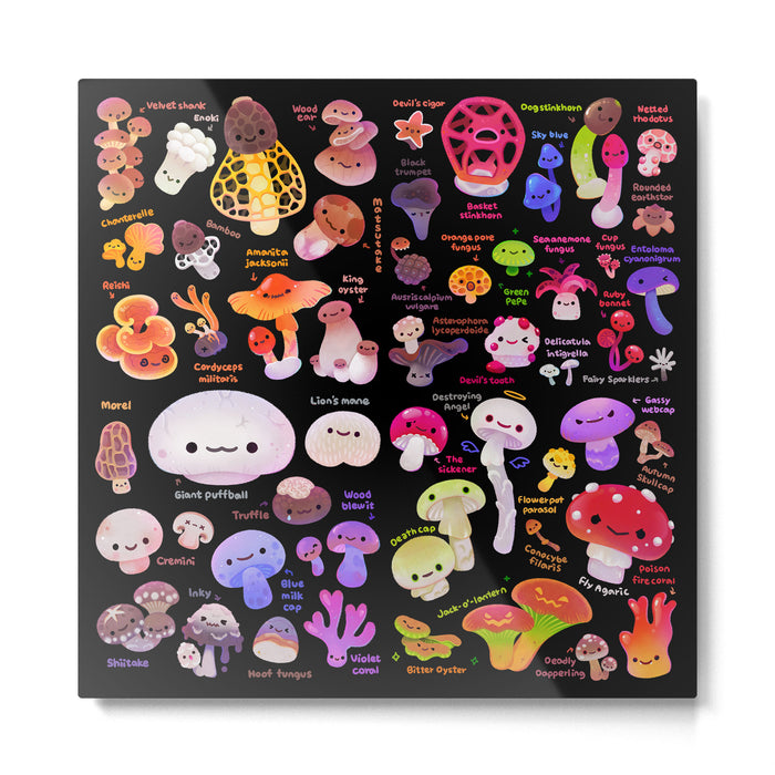 Mushroom - name Metal Print Gallery Image 1