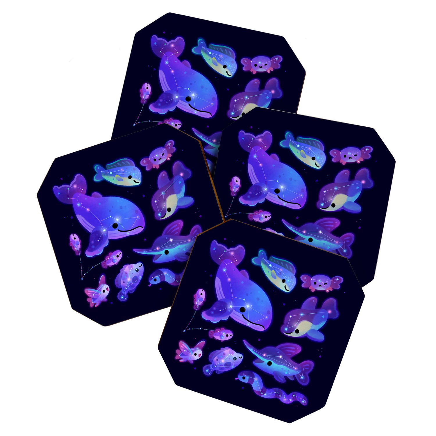 Ocean constellations Coaster Gallery Image 1
