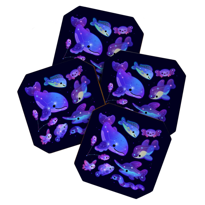 Ocean constellations Coaster Gallery Image 1
